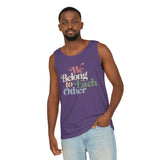 "We Belong To Each Other” Vintage Unisex Garment-Dyed Tank Top