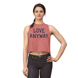 "Love Anyway" Women's Crop Top