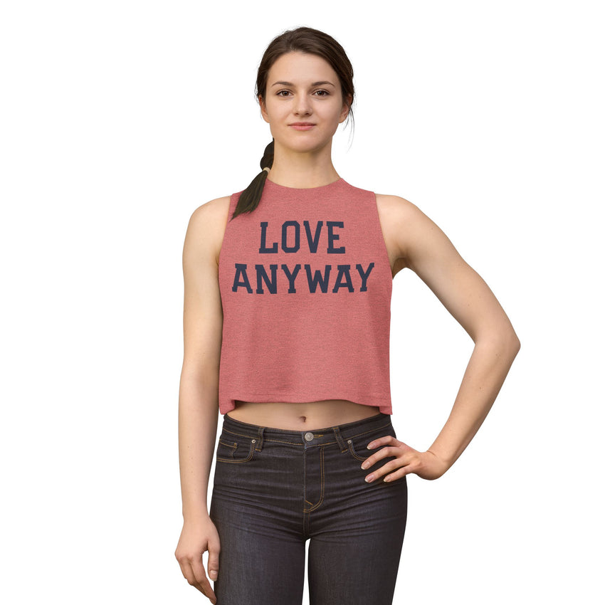 "Love Anyway" Women's Crop Top