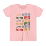 "Love Across Enemy Lines"  Youth Short Sleeve Tee