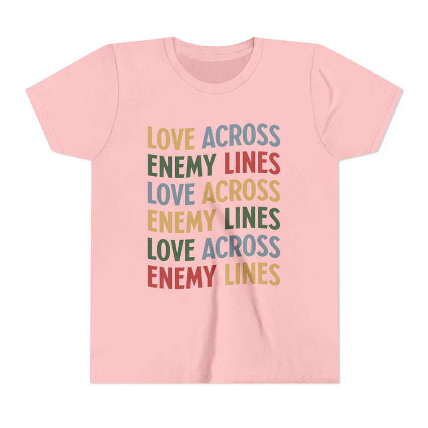 "Love Across Enemy Lines"  Youth Short Sleeve Tee