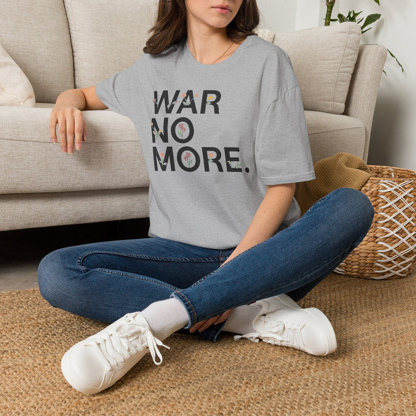 "War No More" Floral Unisex Softstyle T-Shirt