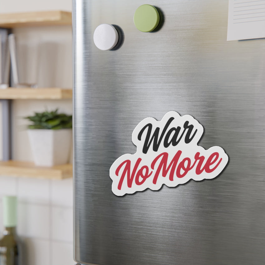 War No More Die-Cut Magnet