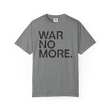 "War No More" Floral Unisex Garment-Dyed T-shirt
