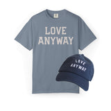 "Love Anyway" Navy Hat & Heavyweight Shirt Bundle
