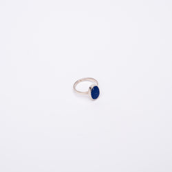 Lapis Lazuli Oval Silver Ring