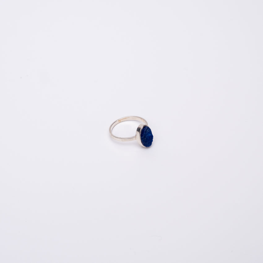 Lapis Lazuli Oval Silver Ring