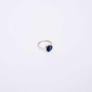 Lapis Lazuli & Chrysocolla Circle Ring