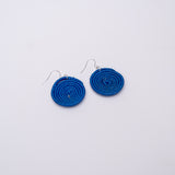 Royal Blue Burundi Peace Woven Earrings