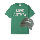 "Love Anyway" Emerald Hat & Heavyweight Shirt Bundle