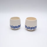 Blue Sea Ceramic Tumblers