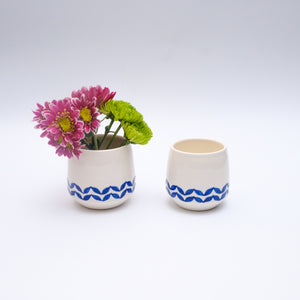 Blue Sea Ceramic Tumblers