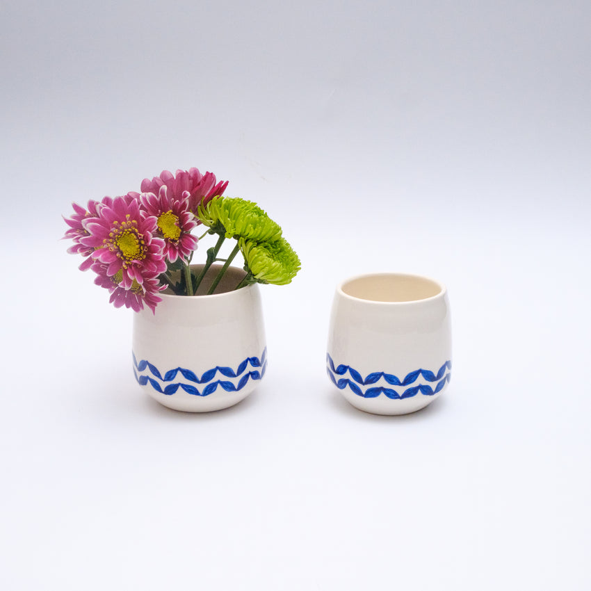 Blue Sea Ceramic Tumblers