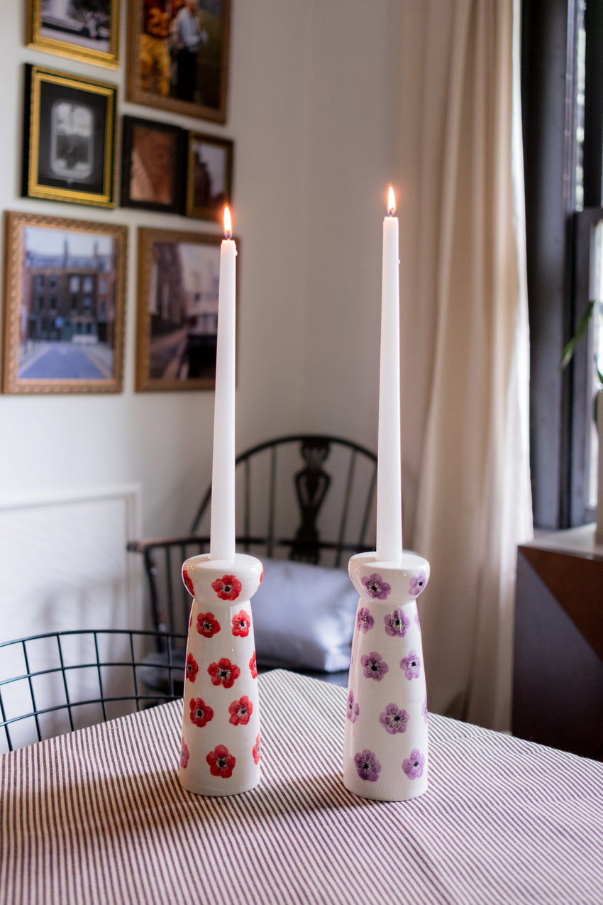 Ceramic Candlestick Holder