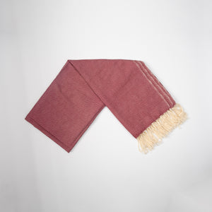Maroon Kikoy Scarf Shawl