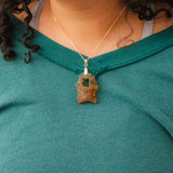 Amber Window Necklace