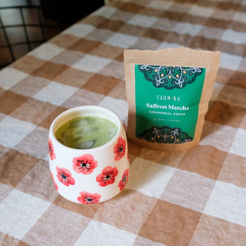 Red Poppy Ceramic Tumblers