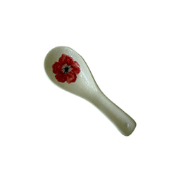 Red Poppy Spoon Rest
