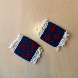 Hand-Woven Mini Coaster Set of Two