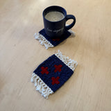Hand-Woven Mini Coaster Set of Two