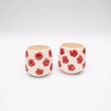 Red Poppy Ceramic Tumblers