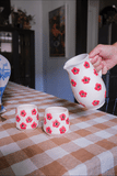 Red Poppy Ceramic Table Pitcher