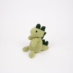 Hand-Stitched Stegosaurus Dino Doll