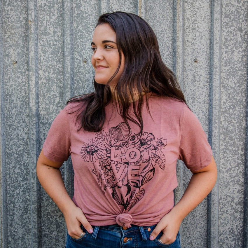 "Love" Botanical Unisex T-Shirt
