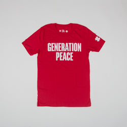 Generation Peace Unisex T-Shirt, Red
