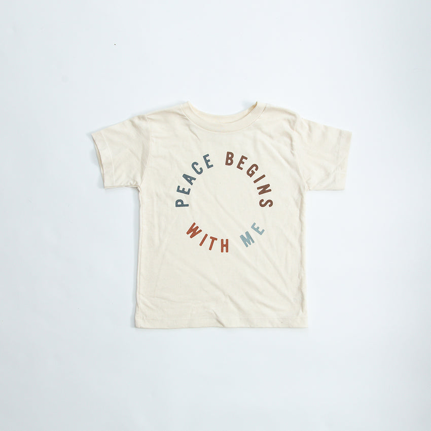 "Peace Begins With Me" Kids Shirt