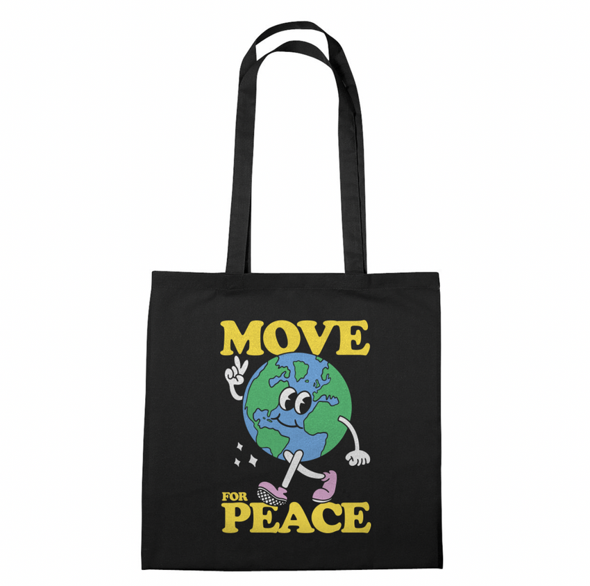 "Move For Peace" Paz Globe Tote